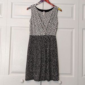 ModCloth Contrast Polkadot Dress